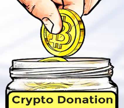 accept donation with bitcoin and usdt